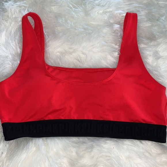 Pink Padded Sports Bra - Picture 3 of 4